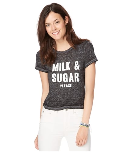 Aeropostale Womens Milk & Sugar Graphic T-Shirt 001 S