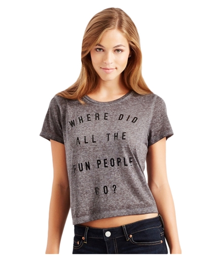 Aeropostale Womens Fun People Graphic T-Shirt 001 S