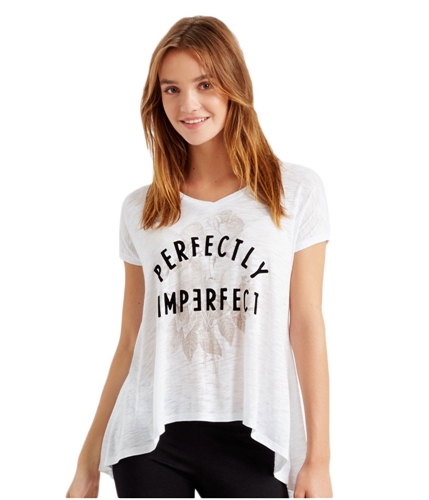 Aeropostale Womens Perfectly Imperfect Embellished T-Shirt 102 XS