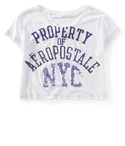 Aeropostale Womens Property Of Nyc Graphic T-Shirt 102 S