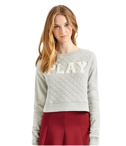 Aeropostale Womens PLAY Quilted Sweatshirt 052 XS