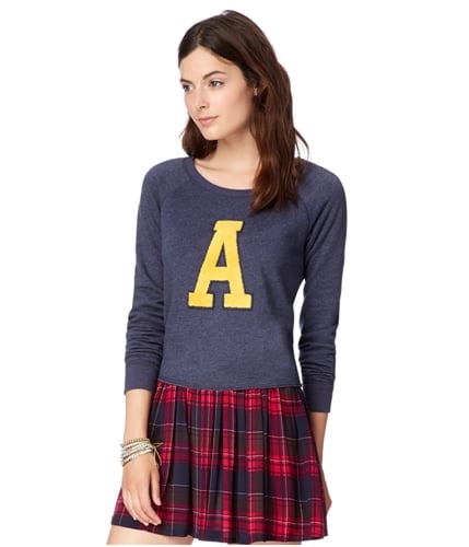 Aeropostale Womens Cropped A Pullover Sweater 404 S