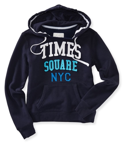 Aeropostale Womens Time Square NYC Hoodie Sweatshirt 427 2XL