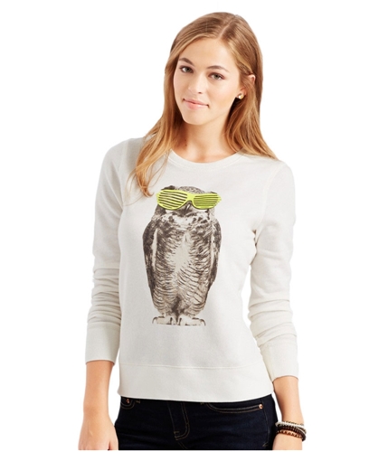 Aeropostale Womens Owl Swag Sweatshirt 047 XS