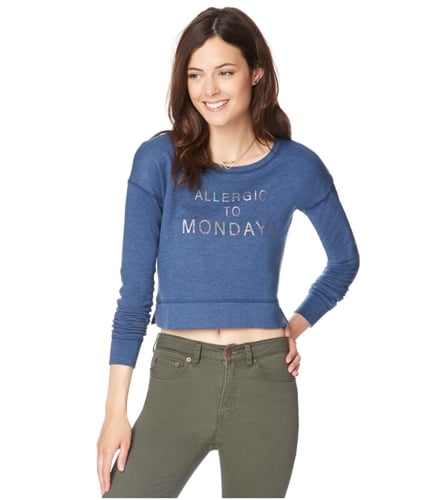 Aeropostale Womens Crop Pullover Sweater 402 XS