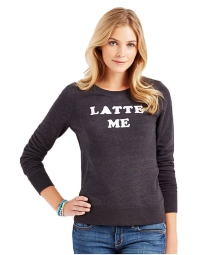 Aeropostale Womens Latte Me Sweatshirt 001 XS