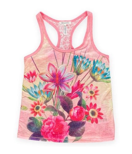 Aeropostale Womens Sheer Lace Floral Tank Top 646 XS