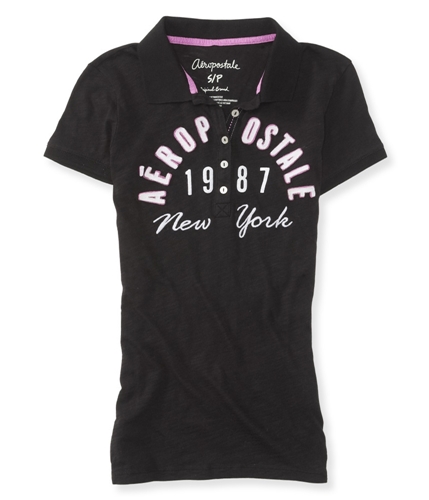 Aeropostale Womens 1987 New York Polo Shirt 001 XS
