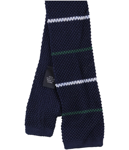 Tommy Hilfiger Mens Stripe Knit Self-tied Necktie 300 One Size