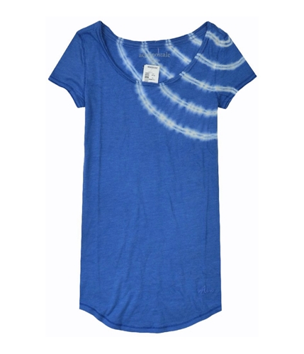 Aeropostale Womens Slanted Tie-dye Graphic T-Shirt lapisblue XS