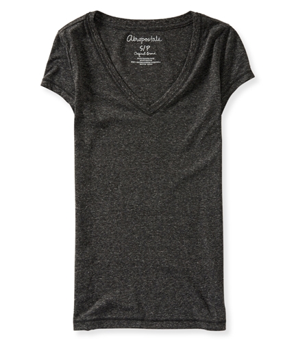 Aeropostale Womens V-Neck Basic T-Shirt 001 XS