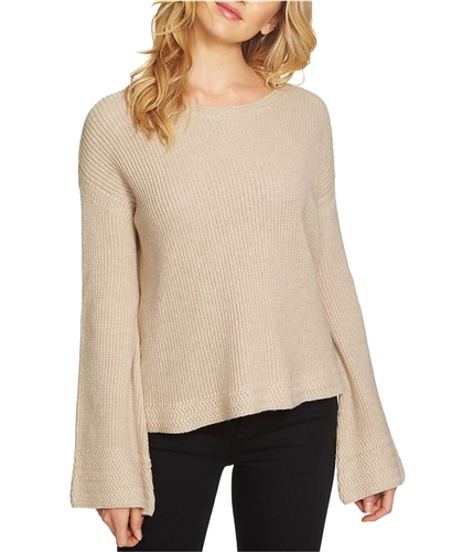 1.STATE Womens Textured Pullover Sweater oatmealhthr XS