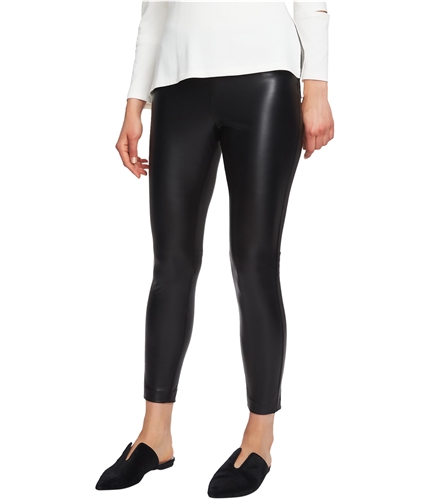 1.STATE Womens Faux Leather Casual Leggings richblack 0x28