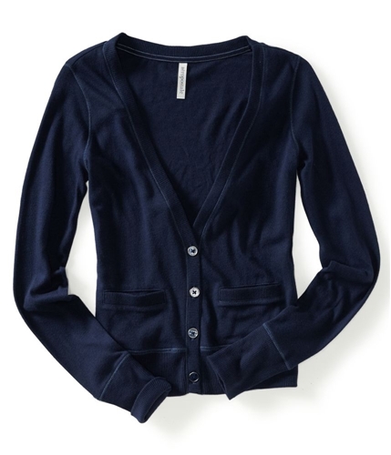 Aeropostale Womens Button Front Cardigan Sweater 404 M