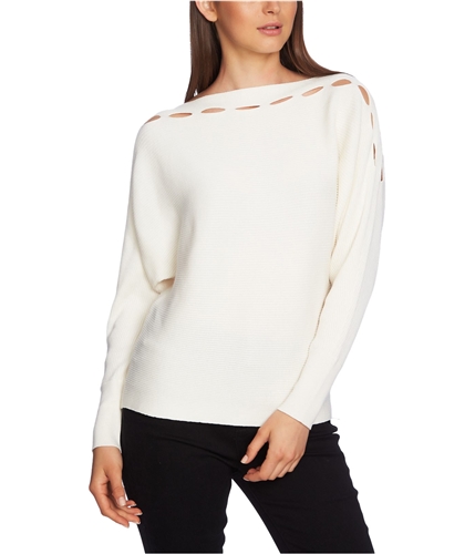 1.STATE Womens Slit Yoke Pullover Sweater charcoal S