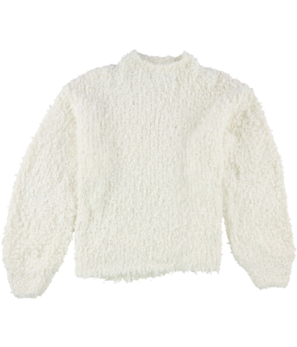 1.STATE Womens Mock-Neck Poodle Pullover Sweater antiquewhite M