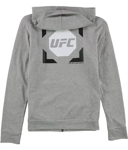 Reebok Womens UFC HRSD 93 Hoodie Sweatshirt gray M