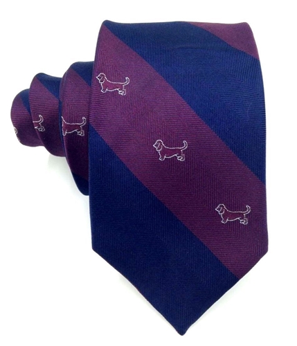 Tommy Hilfiger Mens Dog Self-tied Necktie 605 One Size
