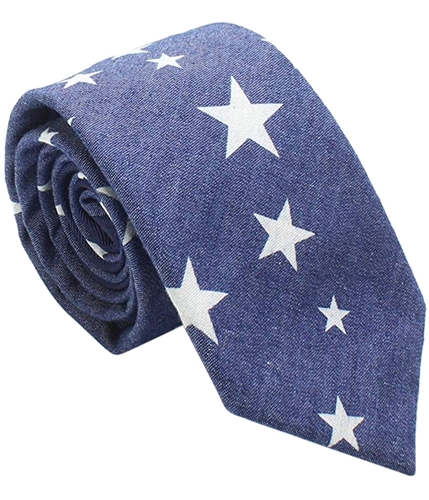 Tommy Hilfiger Mens Denim Self-tied Necktie 479 One Size