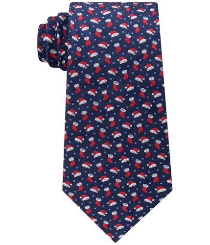 Tommy Hilfiger Mens Santa Chic Self-tied Necktie navy One Size