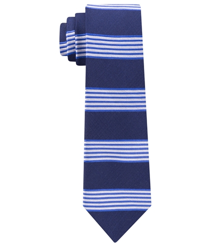 Tommy Hilfiger Mens Bold Premium Stripe Self-tied Necktie navy One Size