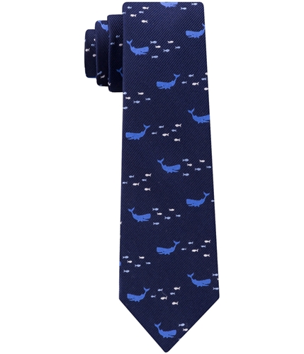 Tommy Hilfiger Mens Whale Self-tied Necktie navy One Size