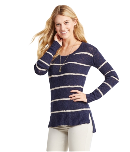 Aeropostale Womens Knit Striped Pullover Sweater 404 S
