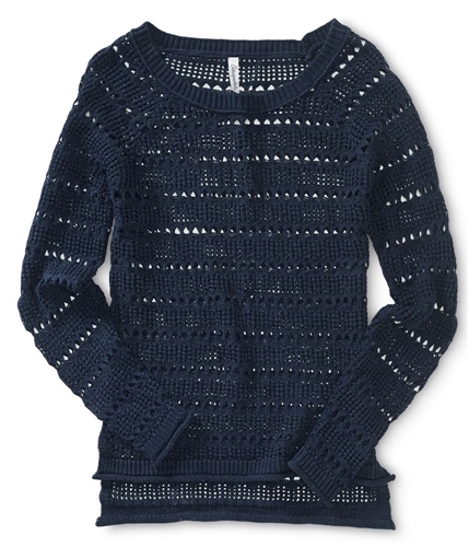Aeropostale Womens Sheer Open Knit Sweater 404 XS