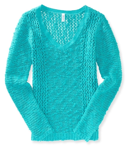 Aeropostale Womens V-Neck Knit Sweater 487 XS