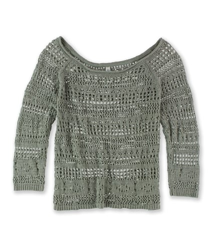 Aeropostale Womens Sheer Cropped Knit Sweater 001 XS