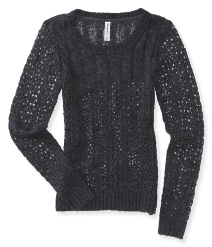 Aeropostale Womens Sheer Cable Knit Sweater 001 XS