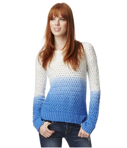 Aeropostale Womens Dip-Dye Pullover Sweater 471 XL