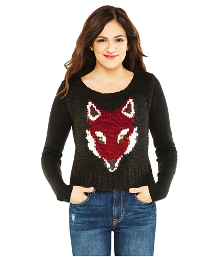 Aeropostale Womens Wolf Knit Pullover Sweater 001 M