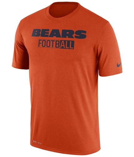 Nike Mens Chicago Bears FootbALL Legend Graphic T-Shirt 888 S