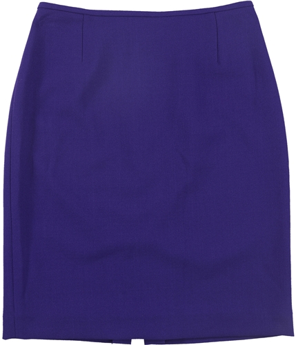 Tahari Womens Textured Crepe Pencil Skirt purple 2P