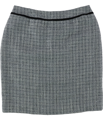 Tahari Womens Boucle Pencil Skirt grey 8P