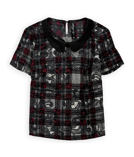 Aeropostale Womens Spencer Plaid Pullover Blouse 001 XS
