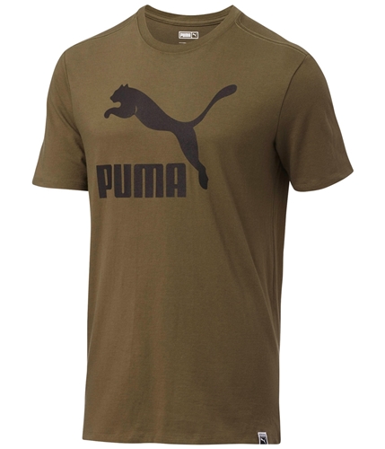 Puma Mens Archive Logo Graphic T-Shirt olivenight M
