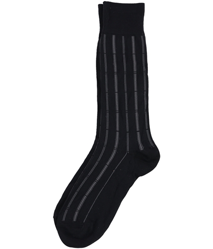 Perry Ellis Mens Microfiber Luxury Midweight Socks black One Size
