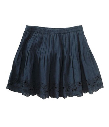 Aeropostale Womens Pleated Lace Mini Skirt truena S