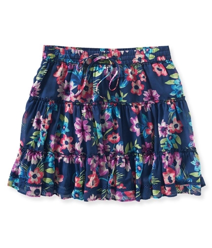 Aeropostale Womens Sheer Floral Mini Skirt 402 XS