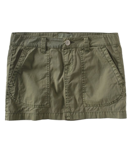 Aeropostale Womens Chino Khaki Mini Skirt greens 00