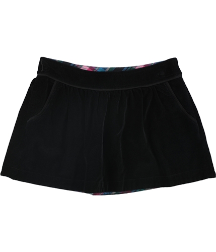 Aeropostale Womens Velour Mini Skirt black M