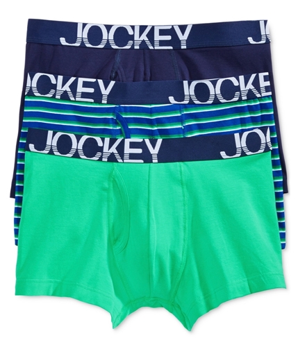 Jockey Mens 3-Pack Active Underwear Boxer Briefs multicolored L
