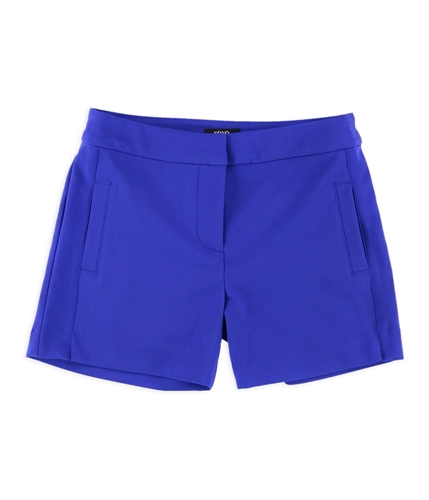 XOXO Womens Solid Tailored Casual Walking Shorts blue 0