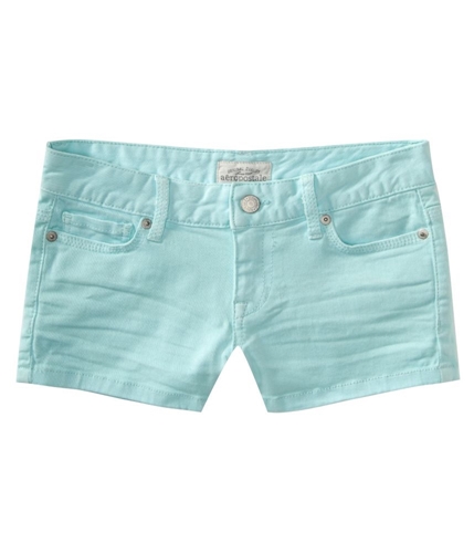 Aeropostale Womens 5 Pocket Casual Mini Shorts bluemi 3/4