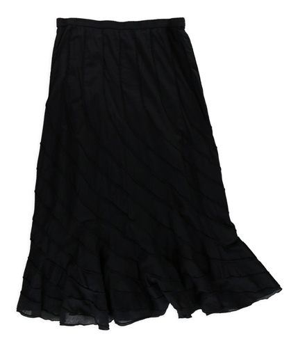 Grace Elements Womens Floor Length Maxi Skirt black XL