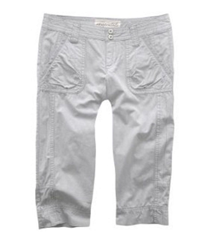 Aeropostale Womens Railroad Stripe Casual Trouser Pants milk 3/4x24