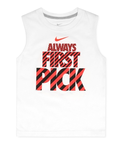 Nike Boys Always Pick First Muscle Tank Top white 4