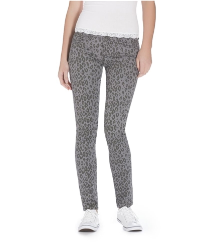 Aeropostale Womens Cheetah Print Ultra Denim Skinny Fit Jeans 032 1/2x32